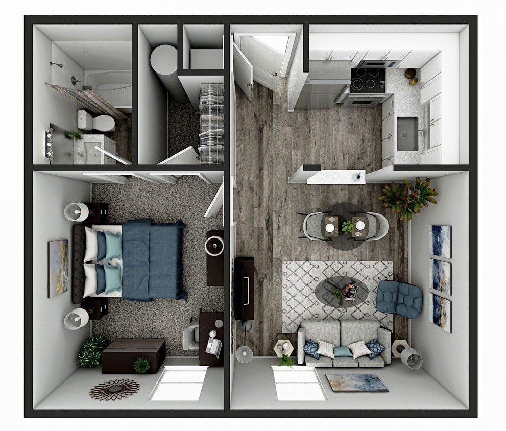 Floor Plan - 1x1