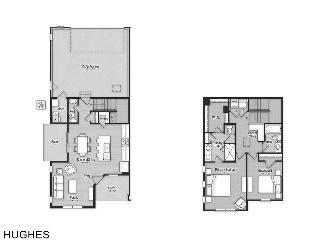 Floor Plan - The Hughes