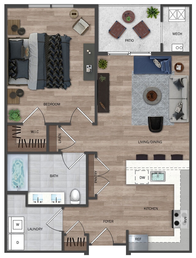 Floor Plan - Residence A1-B