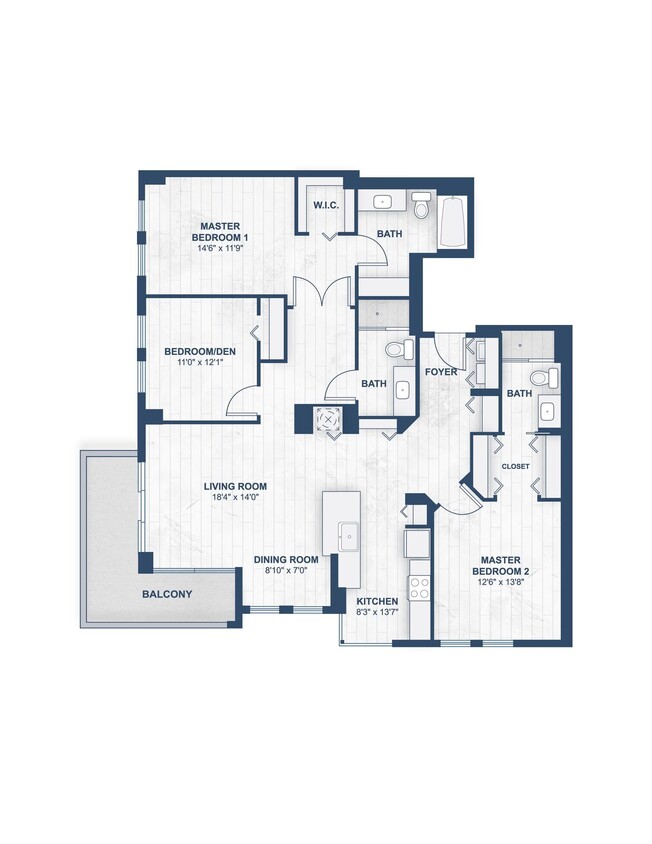 Floor Plan - 3/3 MONACO