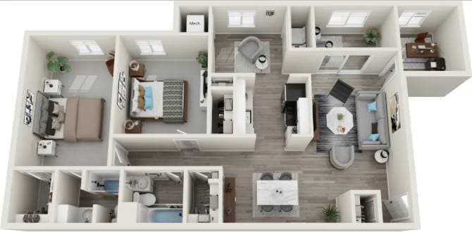 Floor Plan - The Bacall
