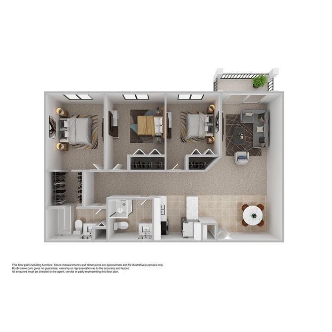 Floor Plan - Oak - Champlin Drive
