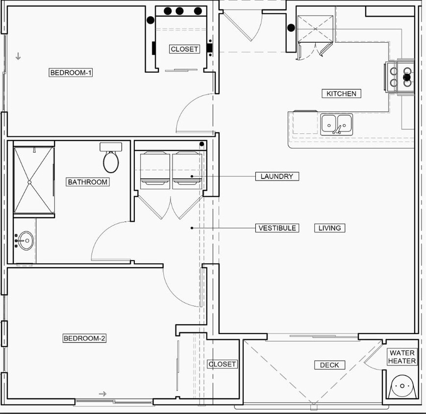 Floor Plan - 2 Bedroom A