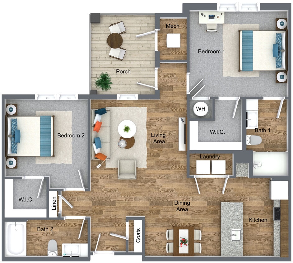 Floor Plan - The Cypress