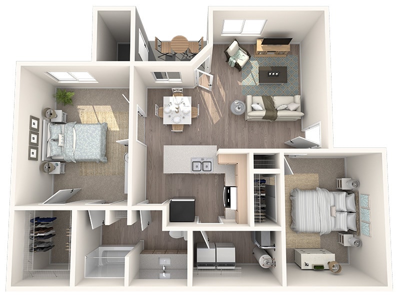 Floor Plan - 2 Bedroom