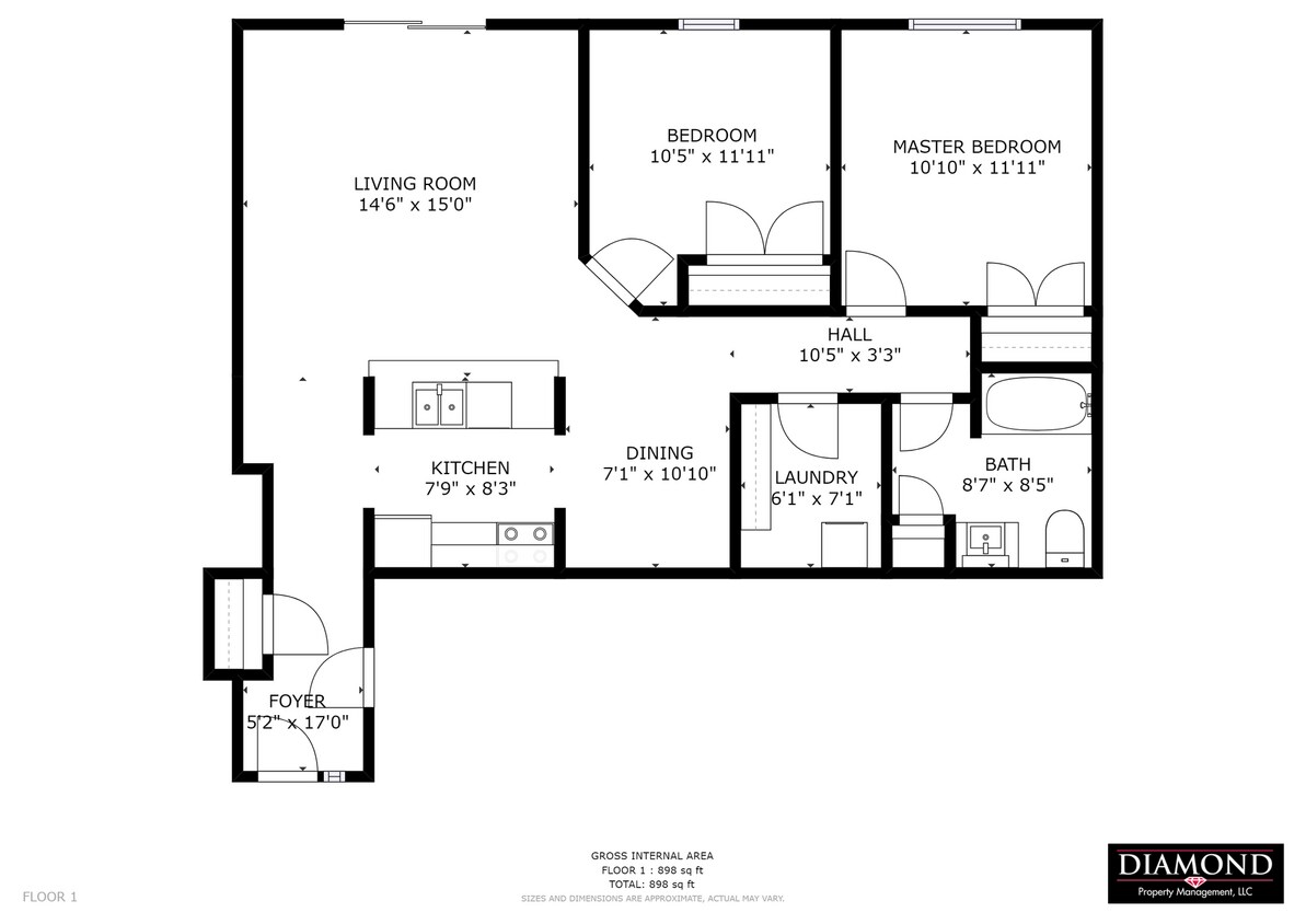 Floor Plan - 2 Bedroom