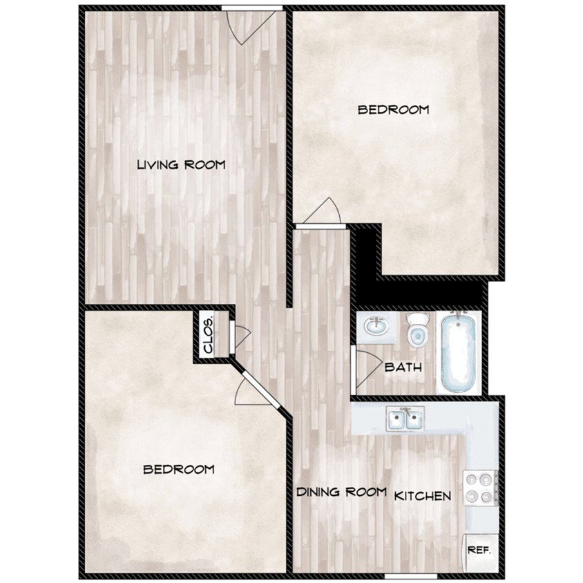 Floor Plan - 2X1