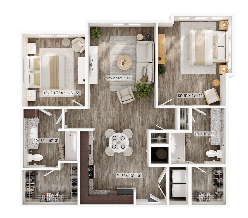 Floor Plan - 2/2 Tempo
