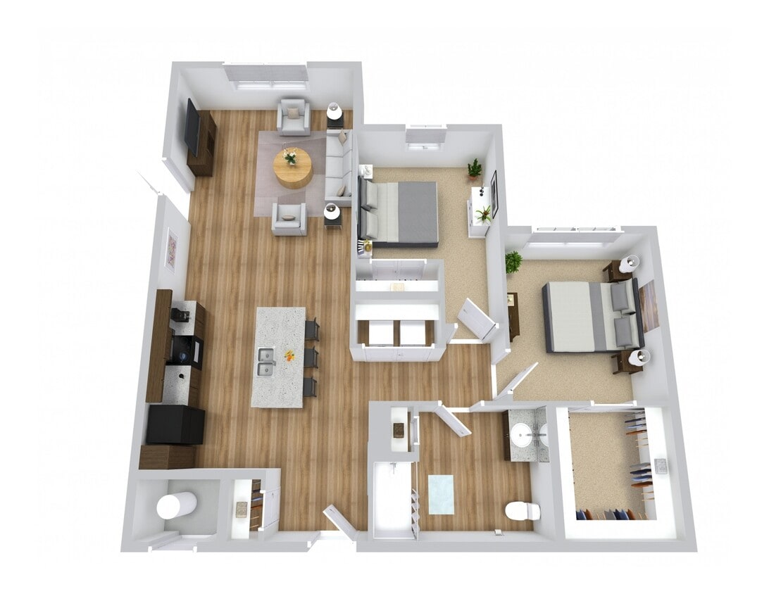 Floor Plan - 2 Bedroom