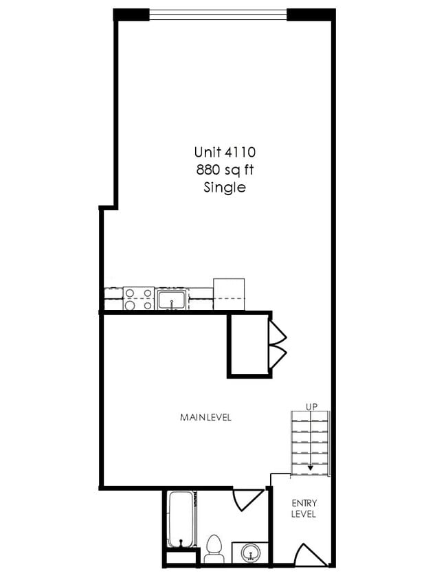 4110: $1320/m + utilities (avail now) - Single
