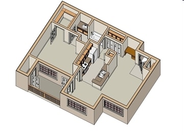1BR/1BA - A1 | 1 Bed | 1 Bath