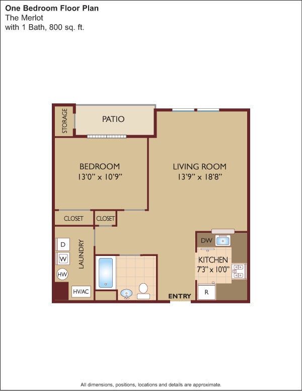 Floor Plan - $2.71/sq.ft. - The Merlot