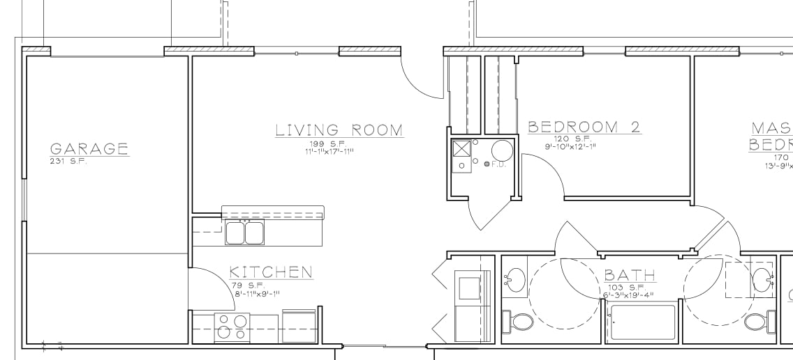 2BR/1.5BA - 2 Bedroom
