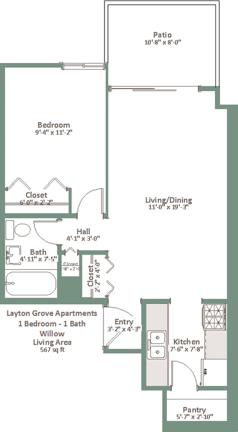 Floor Plan - Willow