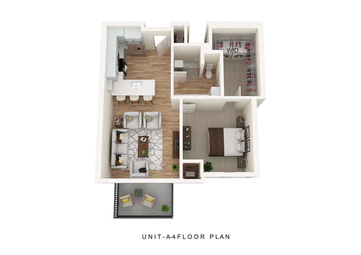 A4 One Bedroom - A-4 1 Bedroom