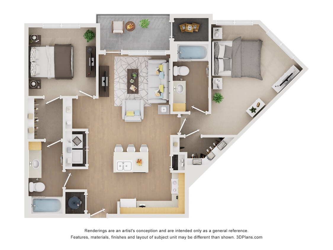 Floor Plan - B3-ALT 1-60%