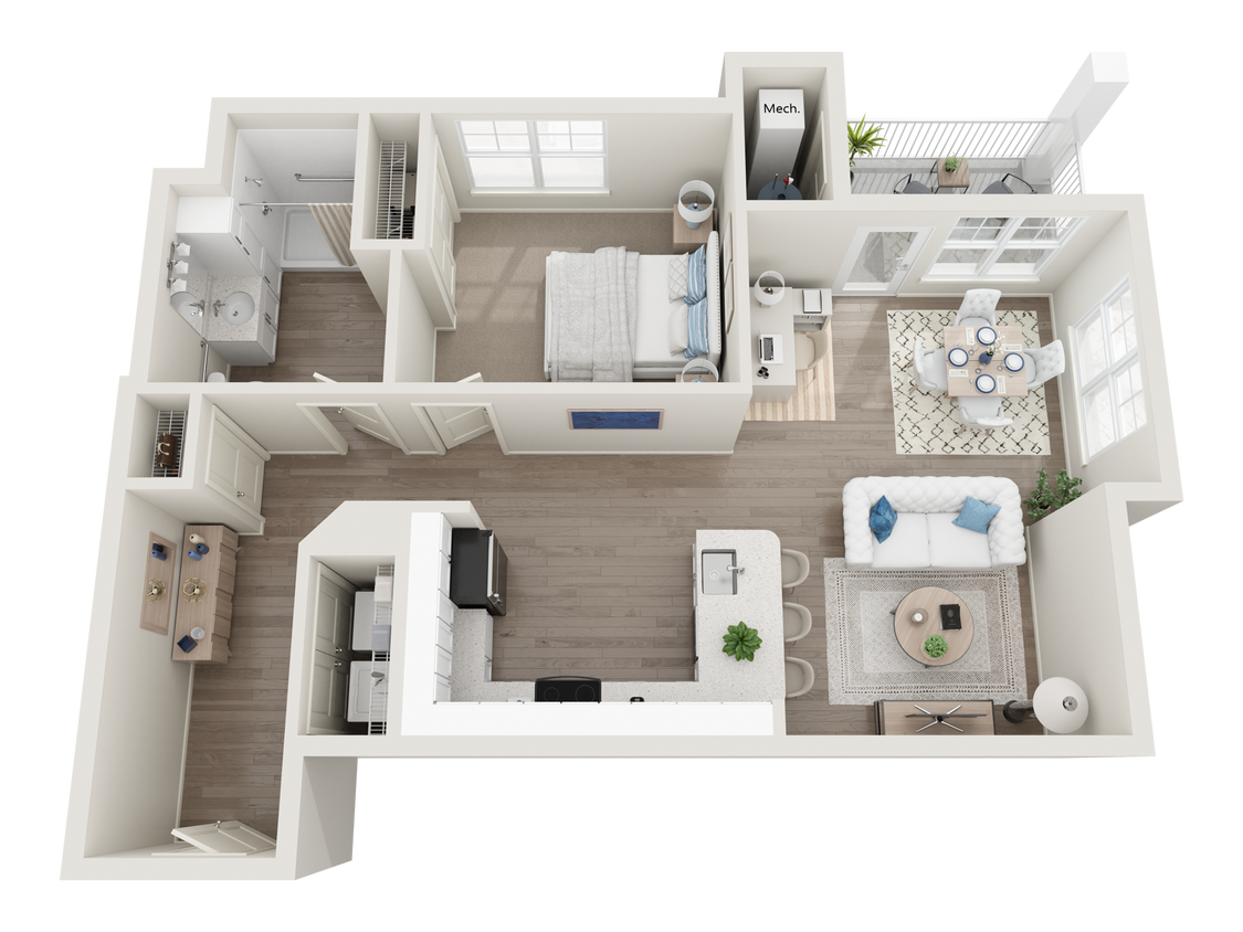 Floor Plan - The Rivana ADA