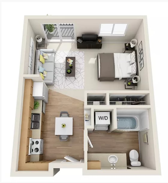 Floor Plan - 0x1 - A1