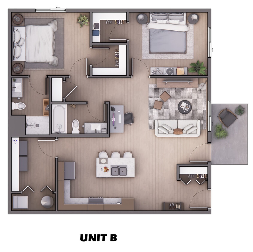 Floor Plan - Villa Eclipse with Garage