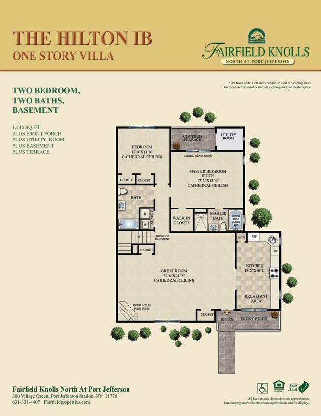 Floor Plan - The Hilton IB