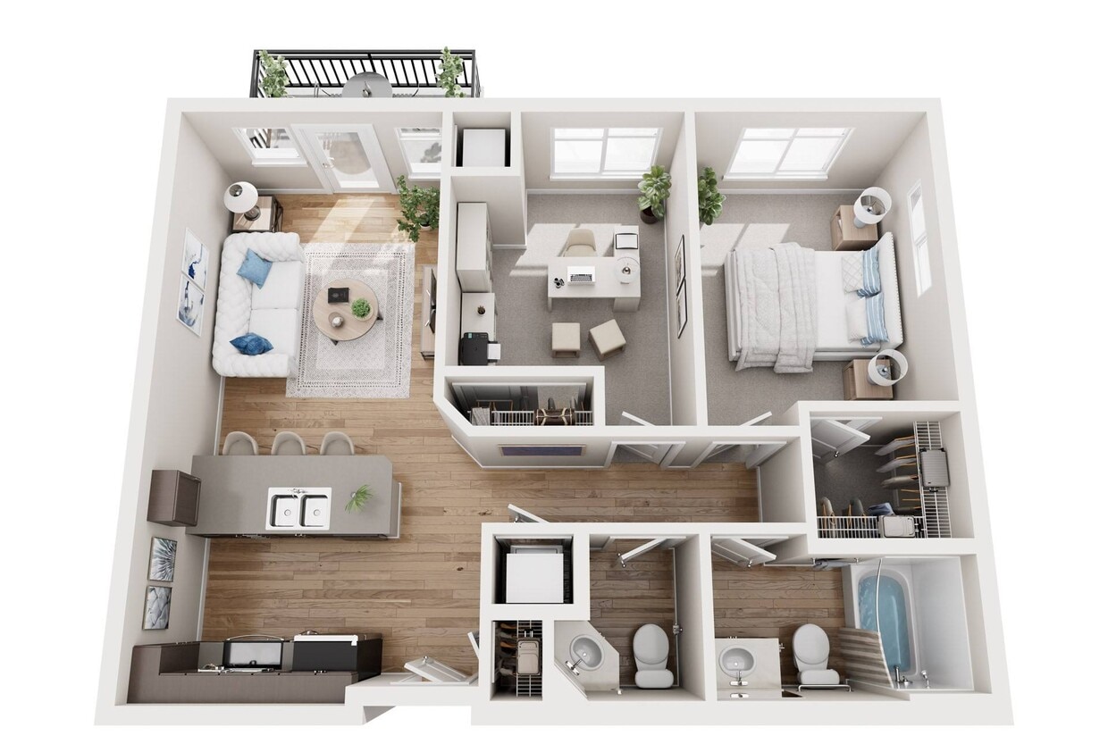 Floor Plan - 2x1.5 - C2