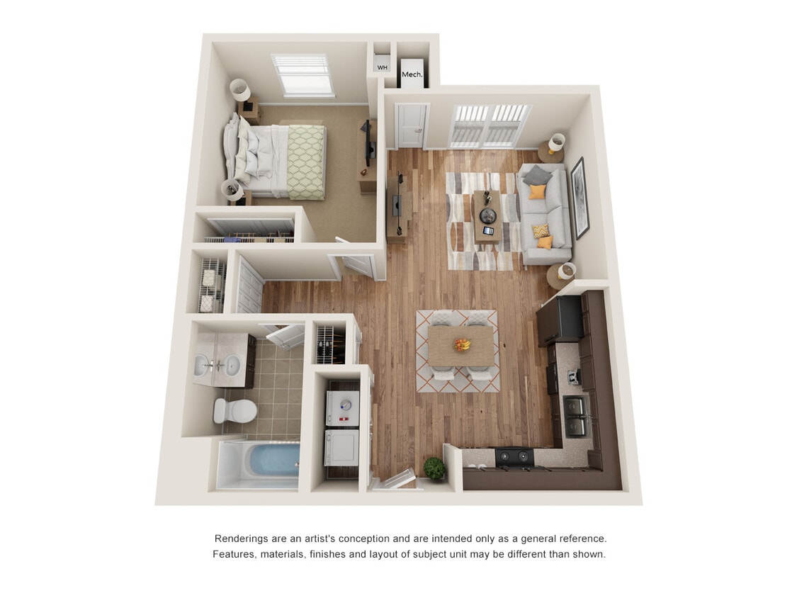 Floor Plan - 1BR