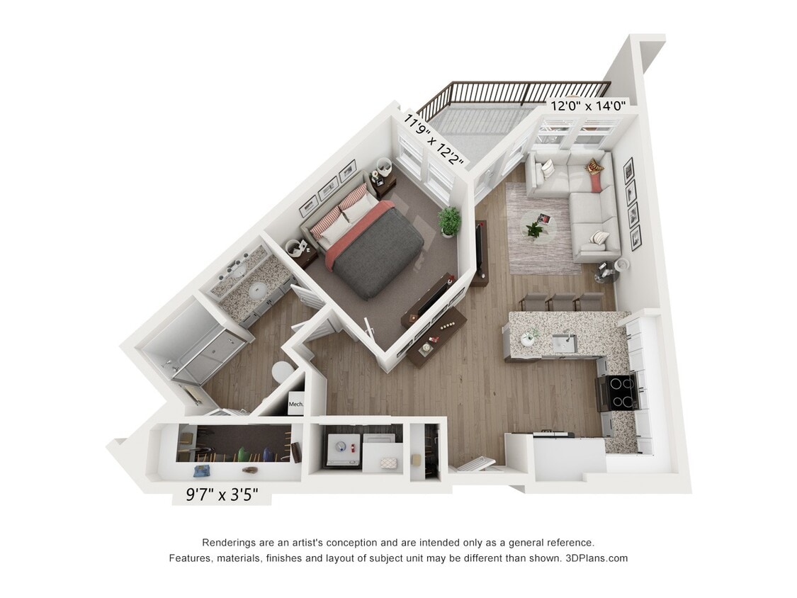 Floor Plan - A2 - Navy