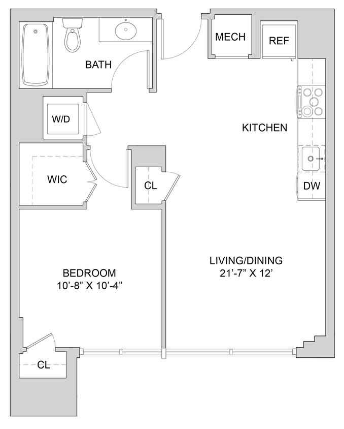 Floor Plan - 1 Bed_1 Bath-A2_1BR_A.1