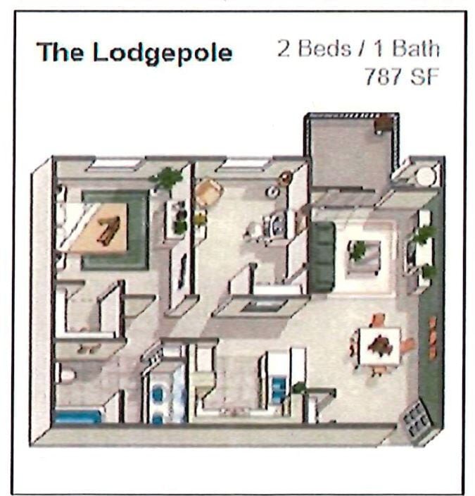 Floor Plan - The Lodgepole