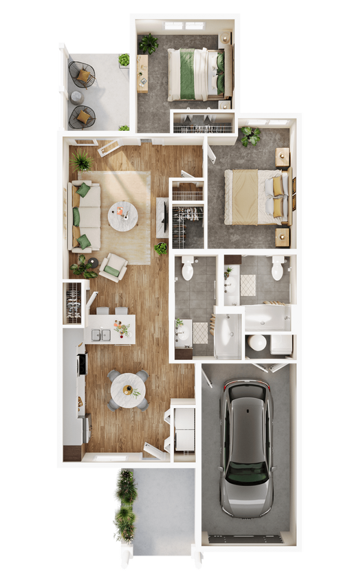 Floor Plan - The Nokomis Villa