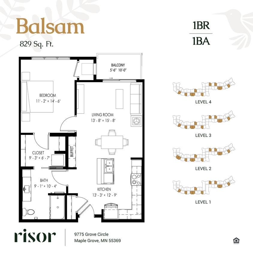 Floor Plan - Balsam