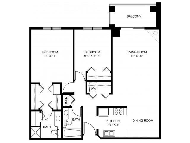 Floor Plan - 2B