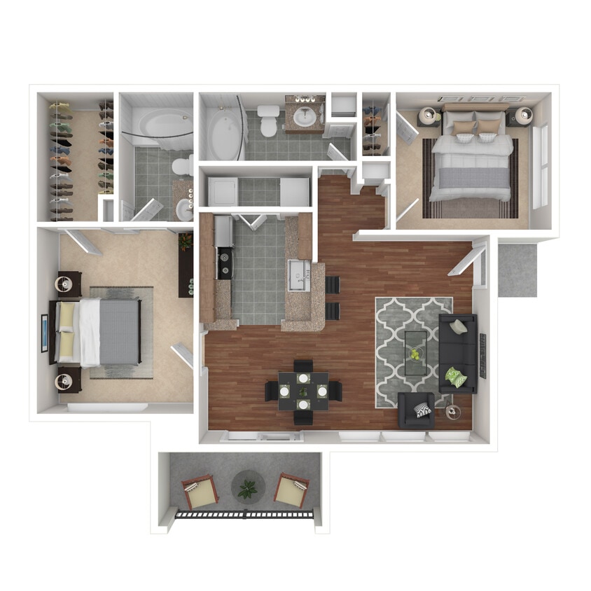 Floor Plan - Mahogany - East