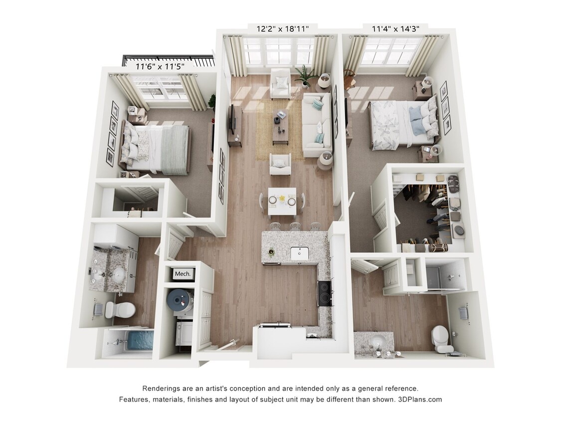 Floor Plan - B1 - Lagoon