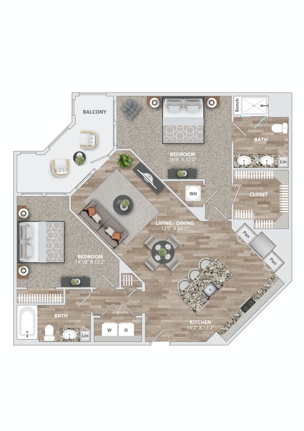 Floor Plan - 	B2