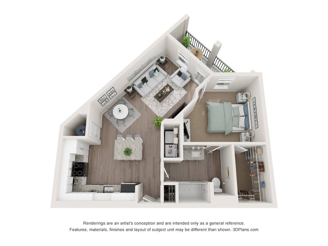 Bloom | 1x1 | 775 sq ft - Bloom