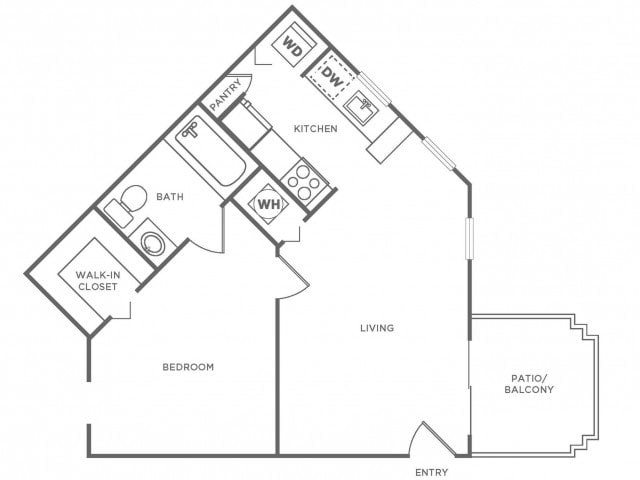 Azalea (590 SF) - Azalea (590 SF)