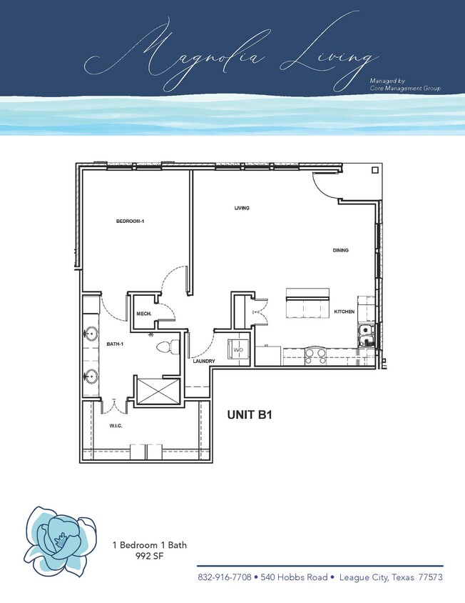 Floor Plan - 1x1