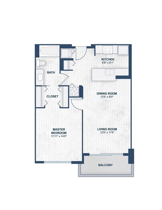 Floor Plan - 1/1 ANTIBES
