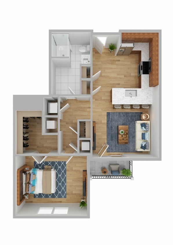 The Beverly - One Bedroom One Bathroom - Beverly