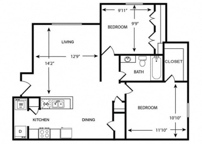 Floor Plan - WILLOW B60