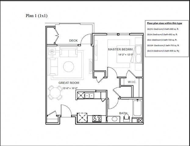 Floor Plan - Plan 1