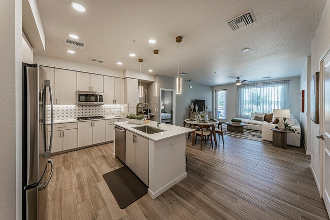 J1 Summit Flat Living Room - Liv+ Union Peak