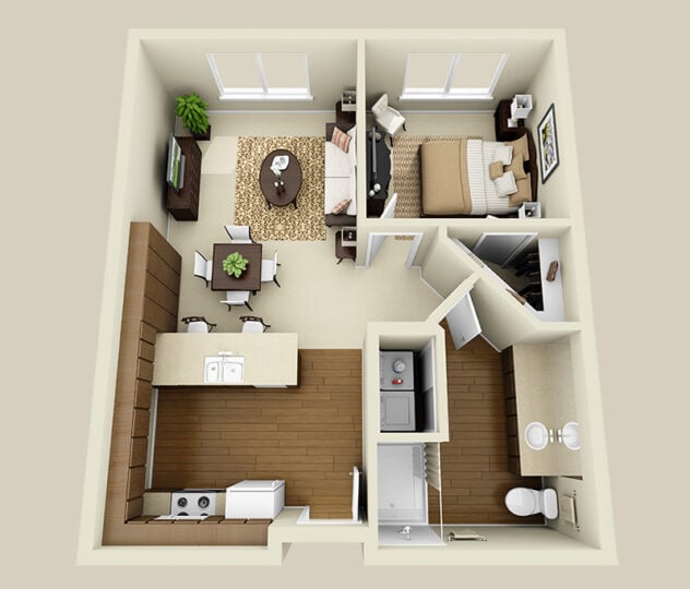 Floor Plan - 1A - ADA