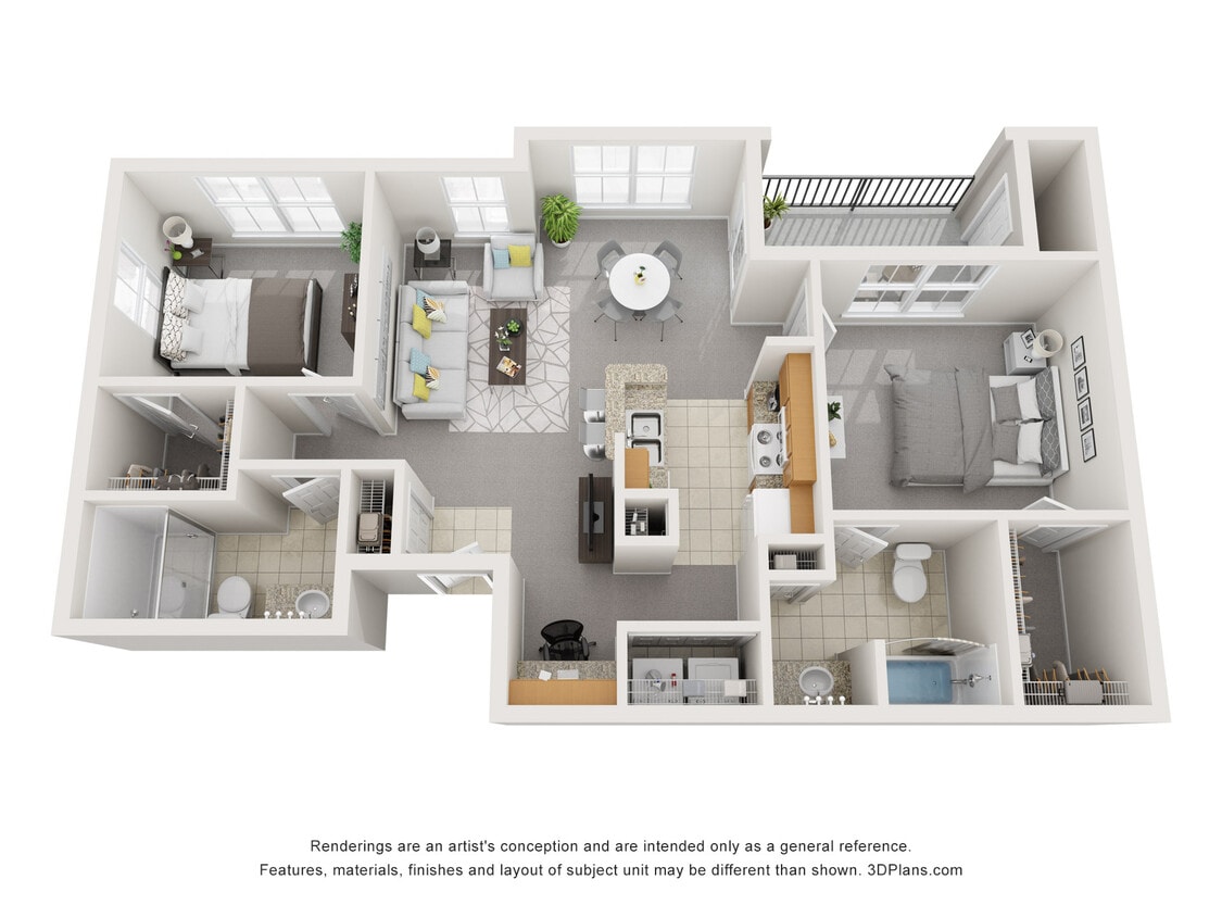 Floor Plan - 2x2