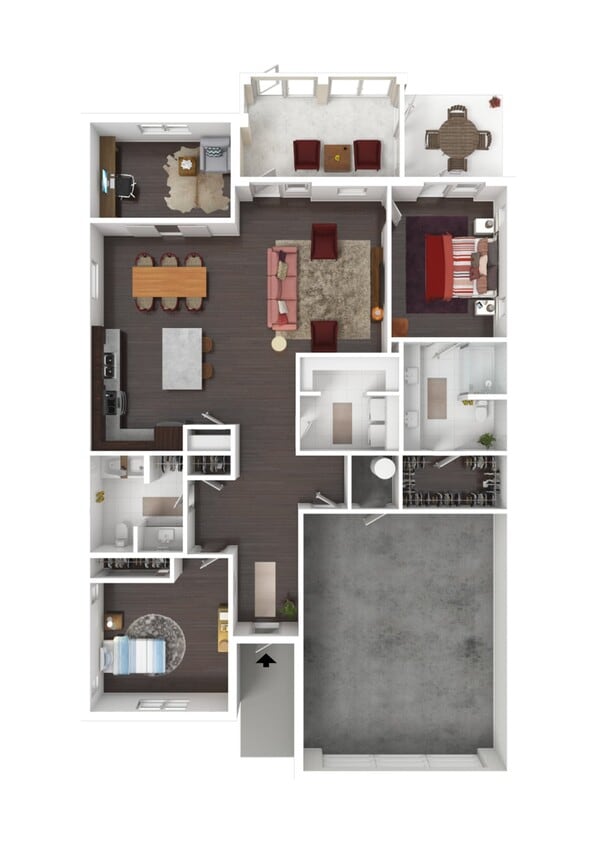 2 Bedroom B Standard - 2 Bedroom B Standard