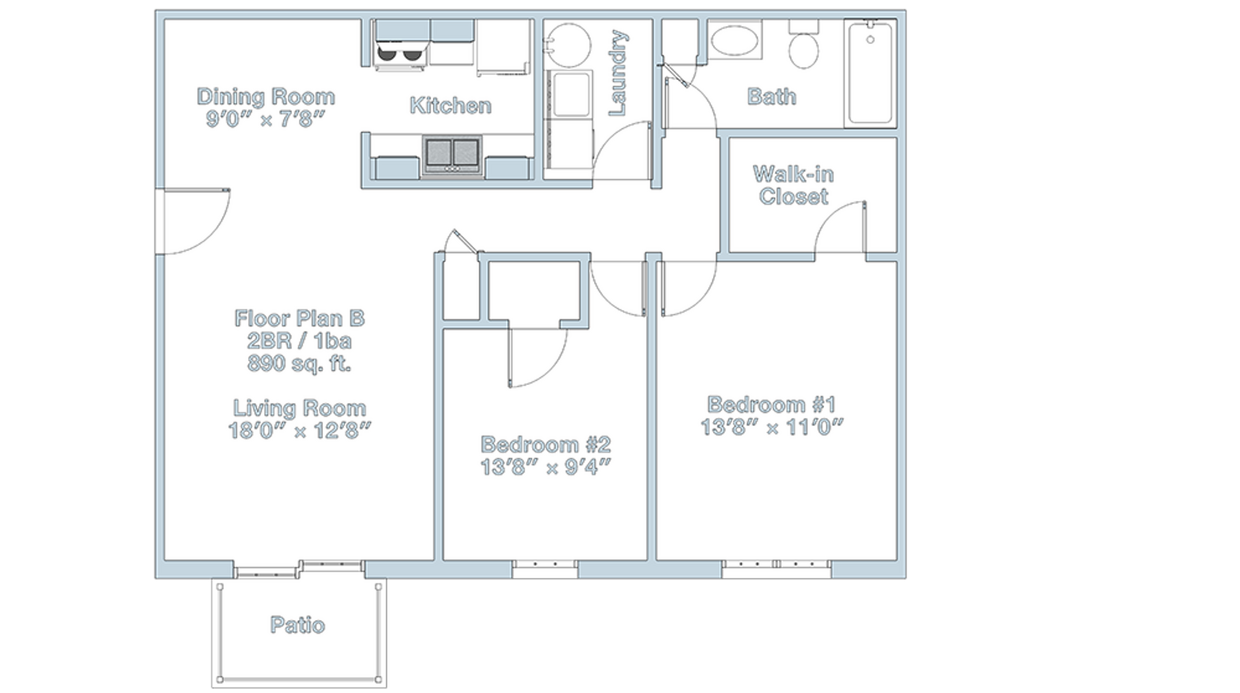 Floor Plan - Garden B1
