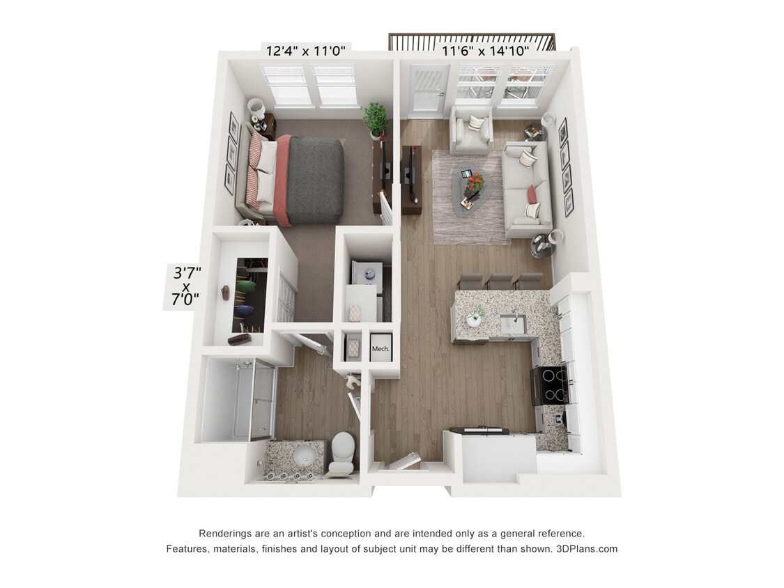 Floor Plan - A1 - Indigo