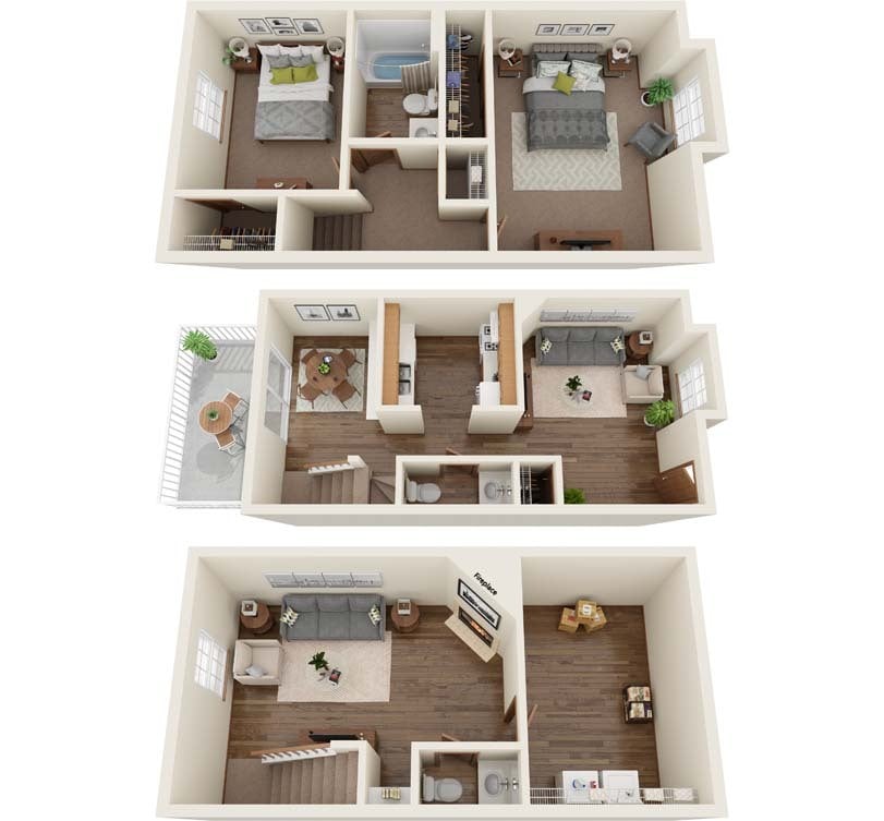 Floor Plan - Townhome	