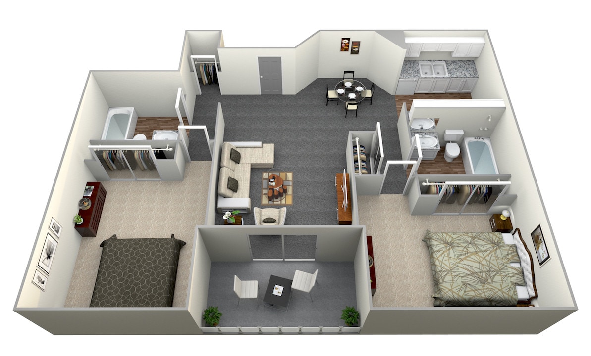 Floor Plan - 2 Bedroom